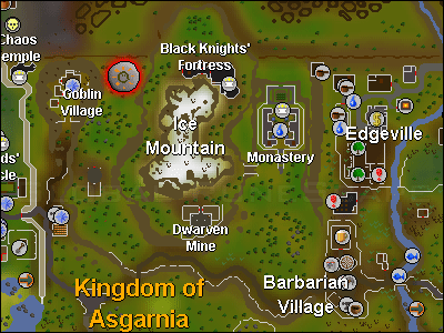 Map Of Runescape Wilderness. Location map